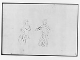 Sketchbook, Italy, Sir Joshua Reynolds (British, Plympton 1723–1792 London), Graphite, black chalk, pen and brown ink