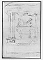 Sketchbook, Italy, Sir Joshua Reynolds (British, Plympton 1723–1792 London), Graphite, black chalk, pen and brown ink