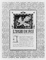 Title Page from "L'Oiseau de Feu et d'autres contes populaires Russes", Boris Zvorykin (Russian, Moscow 1872–1942 Paris), Gouache, metallic inks, and black ink, heightened with white over graphite.