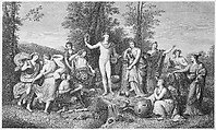 Apollo and the Muses on Parnassus, Raphael Morghen (Italian, Naples 1758–1833 Florence), Engraving