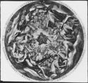 Concourse of the Gods on Mount Olympus, Cornelis Cort  Netherlandish, Engraving; second state
