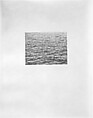 Ocean Surface, Vija Celmins (American, born Riga, Latvia, 1938), Drypoint