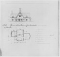 A. J. Davis "Diary", Alexander Jackson Davis (American, New York 1803–1892 West Orange, New Jersey), Bound handwritten ledgerbook with sketches and manuscript text in graphite and ink