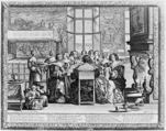 Wives at Table During the Absence of Their Husbands, Abraham Bosse (French, Tours 1602/04–1676 Paris), Etching