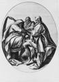 Saints Matthias, Simon, and Judas Thadeus, from the series The Apostles, Anthonie Blocklandt  Netherlandish, Engraving