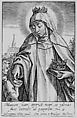 St. Elizabeth of Hungary, Hieronymus (Jerome) Wierix Netherlandish, Engraving