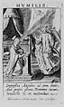 The Annunciation (Humilis), Hieronymus (Jerome) Wierix Netherlandish, Engraving
