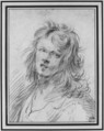 Bust of a Young Man, Jean de Saint-Igny (French, Rouen ca. 1595/1600–1647 Paris), Red chalk