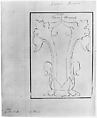 Design for a Tea Pot Removed from the Factory Record Book, Haviland & Co. (American and French, 1864–1931), Pen and ink and graphite