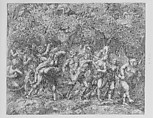 Bacchanal, Giulio Sanuto  Italian, Engraving