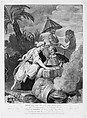 Asia! Thy trade, thy silks and spicy stores, But ill compensate for a Land of Slaves, Whilst Liberty disdains to bless thy Shores, And Luxury thy nerv'less sons depraves, James Moore  British, Mezzotint