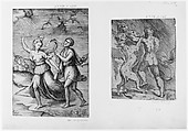 Augustus and the Sybil ?, Anonymous, Italian, 16th to early 17th century, Intaglio