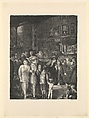 The Street, George Bellows (American, Columbus, Ohio 1882–1925 New York), Lithograph