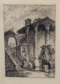 Le Temple Antique, Hubert Robert (French, Paris 1733–1808 Paris), Etching