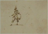 A Drummer, Jacques Callot  French, Pen and bistre