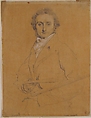 Niccolò Paganini (1782–1840), Jean Auguste Dominique Ingres (French, Montauban 1780–1867 Paris), Counterproof or tracing strengthened with graphite and gouache on translucent paper