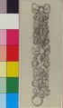 Design for a Piece of Jewelry (Bracelet?), Hubert François Gravelot (French, Paris 1699–1773 Paris), Pen and black ink over black chalk