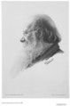 Portrait Head of a Man, Oresto Caldini (Italian, Florentine, 19th Century), Charcoal