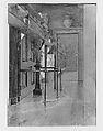 Sketch of Room "M" in The Metropolitan Museum of Art when in 14th Street, Frank Waller American, Graphite with white touches