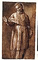 Saint Charles Borromeo, Giovanni Battista Crespi ("Il Cerano") (Italian, Cerano (?) near Novara ca. 1575–1632 Milan), Pen and brown ink, brush and brown wash, highlighted with white, on brown-washed paper