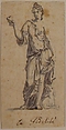 La fidelité, Anonymous, French, 17th century, Pen and brown ink, brush and gray wash, graphite.