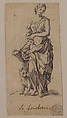La fourberie, Anonymous, French, 17th century, Pen and brown ink, brush and gray wash, graphite.