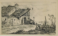 Rustic Landscape, Nicolas Pérignon the Elder (French, Nancy 1726–1782 Paris), Etching
