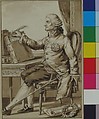 Portrait of J. J. Régis de Cambecérès, Jean-Baptiste-François Bosio (French, Monaco 1764–1827 Paris), Brush and brown washes over graphite