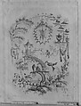 Chinoiserie, from "Nouvelle Suite de Cahiers arabesques chinois a l'usage des dessinateurs et des peintres", Jean Pillement French, Etching, inked à la poupée