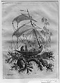 Chinoiserie, from "Nouvelle Suite de Cahiers de dessins chinois a l'usage des dessinateurs et des peintres" (Nr 3), Jean Pillement French, Etching, inked à la poupée