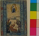Design for a Stained Glass Window, Rodolphe Bresdin (French, Montrelais 1822–1885 Sèvres), Brush and colored washes reworked with colored pencils