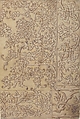Design for Panels (Textile?) Decorated with Moresque and Knotwork Ornament, Close to Master F (North Italian, active ca. 1525–40), Pen and brown ink, over traces of leadpoint