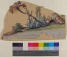 Design for a Stage Set at the Opéra, Paris, Eugène Cicéri (French, Paris 1813–1890 Fontainebleau), Watercolor and gouache, over graphite