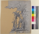 Design for a Stage Set at the Opéra, Paris, Eugène Cicéri (French, Paris 1813–1890 Fontainebleau), Graphite