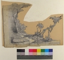 Design for a Stage Set at the Opéra, Paris, Eugène Cicéri (French, Paris 1813–1890 Fontainebleau), Graphite and gouache