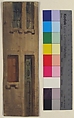 Design for a Stage Set at the Opéra, Paris, Eugène Cicéri (French, Paris 1813–1890 Fontainebleau), Brush and brown and green wash, over graphite