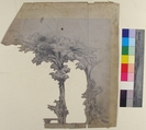 Design for a Stage Set at the Opéra, Paris, Eugène Cicéri (French, Paris 1813–1890 Fontainebleau), Graphite