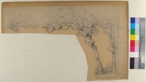 Design for a Stage Set at the Opéra, Paris, Eugène Cicéri (French, Paris 1813–1890 Fontainebleau), Graphite