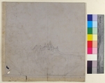 Design for a Stage Set at the Opéra, Paris, Eugène Cicéri (French, Paris 1813–1890 Fontainebleau), Graphite