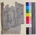 Design for a Stage Set at the Opéra, Paris, Eugène Cicéri (French, Paris 1813–1890 Fontainebleau), Graphite