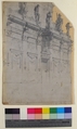 Design for a Stage Set at the Opéra, Paris, Eugène Cicéri (French, Paris 1813–1890 Fontainebleau), Graphite