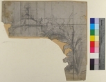 Design for a Stage Set at the Opéra, Paris, Eugène Cicéri (French, Paris 1813–1890 Fontainebleau), Graphite