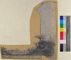 Design for a Stage Set at the Opéra, Paris, Eugène Cicéri (French, Paris 1813–1890 Fontainebleau), Graphite
