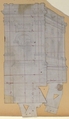 Design for a Stage Set at the Opéra, Paris, Eugène Cicéri (French, Paris 1813–1890 Fontainebleau), Graphite; squaring lines in pen and red ink