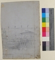 Design for a Stage Set at the Opéra, Paris, Eugène Cicéri (French, Paris 1813–1890 Fontainebleau), Graphite