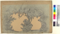 Design for a Stage Set at the Opéra, Paris, Eugène Cicéri (French, Paris 1813–1890 Fontainebleau), Graphite