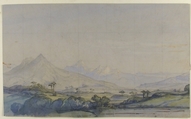 Design for a Stage Set at the Opéra, Paris, Eugène Cicéri (French, Paris 1813–1890 Fontainebleau), Watercolor over graphite
