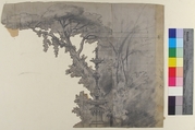 Design for a Stage Set at the Opéra, Paris, Eugène Cicéri (French, Paris 1813–1890 Fontainebleau), Graphite