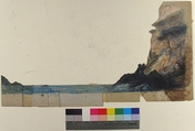 Design for a Stage Set at the Opéra, Paris, Eugène Cicéri (French, Paris 1813–1890 Fontainebleau), Watercolor and gouache over graphite