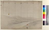 Design for a Stage Set at the Opéra, Paris, Eugène Cicéri (French, Paris 1813–1890 Fontainebleau), Graphite